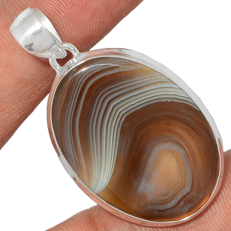 1.8" Botswana Agate Pendants - BSAP1198