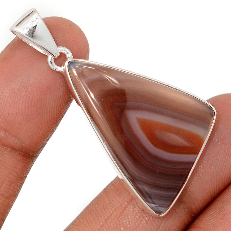1.7" Botswana Agate Pendants - BSAP1490
