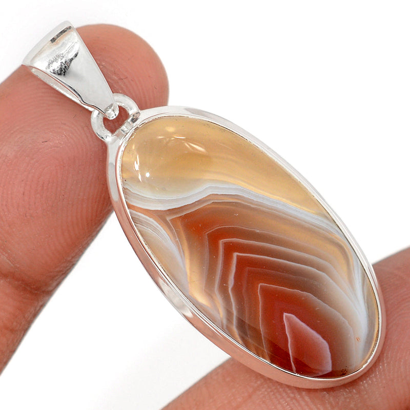 1.7" Botswana Agate Pendants - BSAP1505