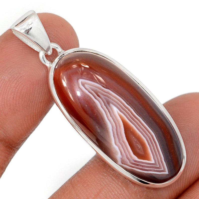 1.7" Botswana Agate Pendants - BSAP1532
