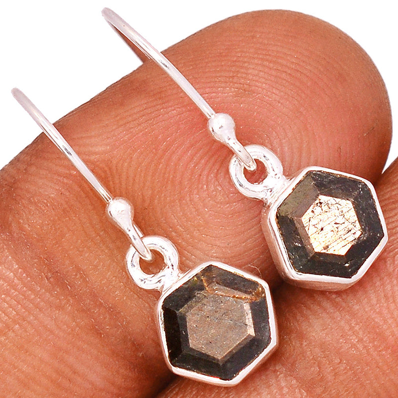 1" Zawadi Golden Sapphire Earrings - BSFE217