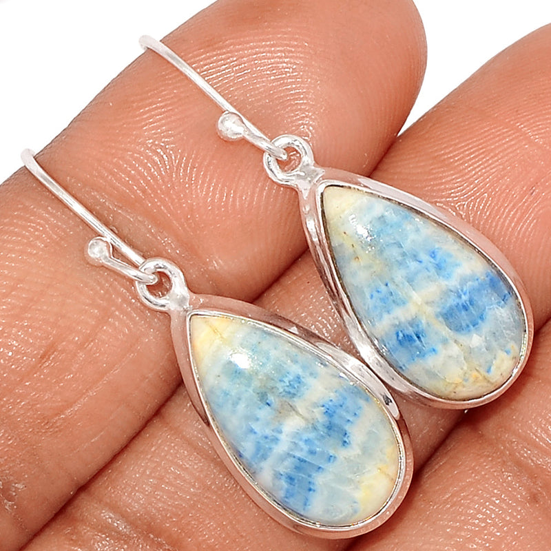 1.6" Blue Scheelite Earrings - BSLE313