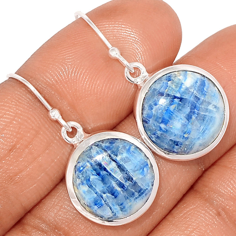 1.3" Blue Scheelite Earrings - BSLE317