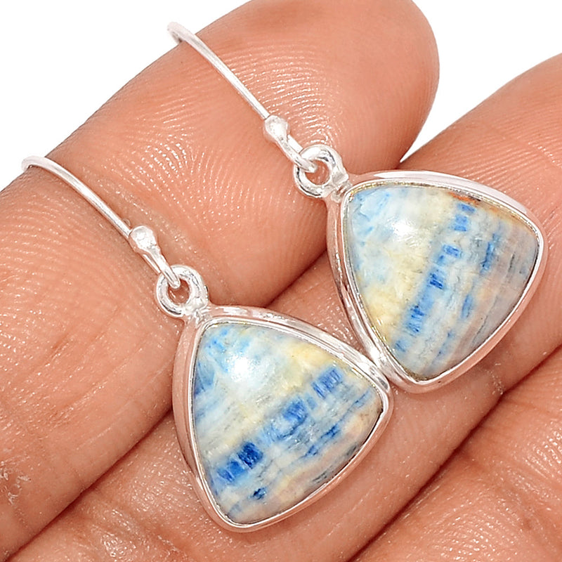 1.3" Blue Scheelite Earrings - BSLE322