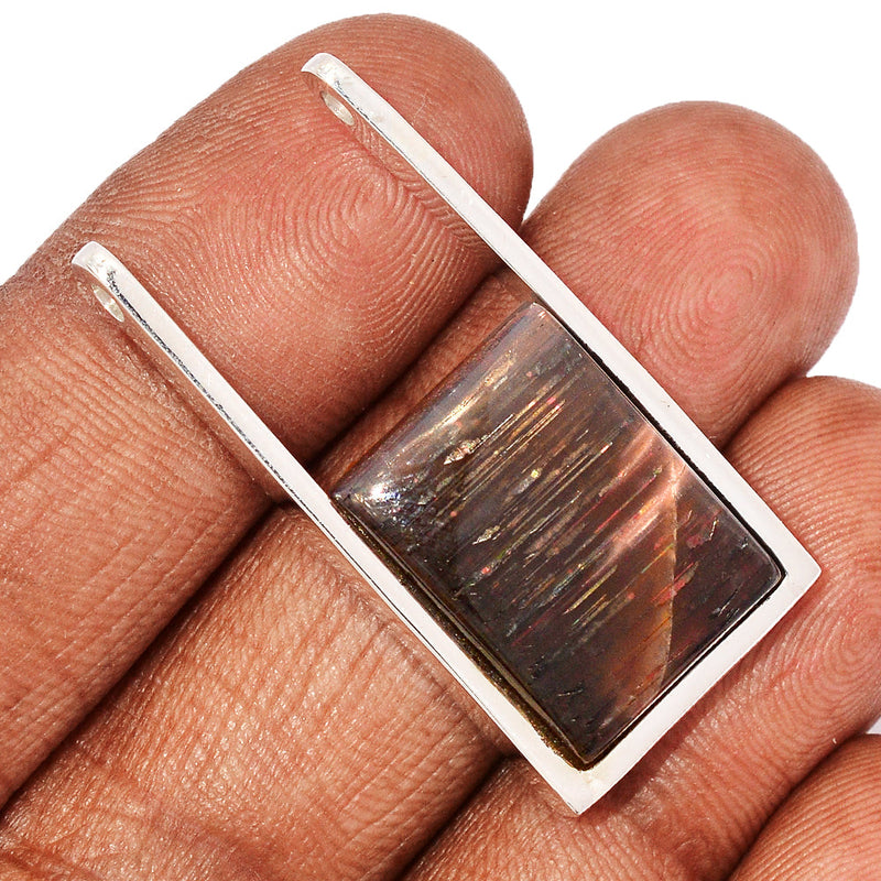 1.6" Black Sun Stone Pendants - BSNP475