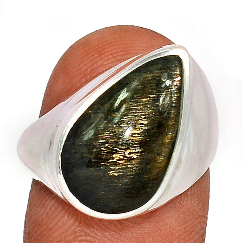 Solid - Black Sunstone Ring - BSNR479