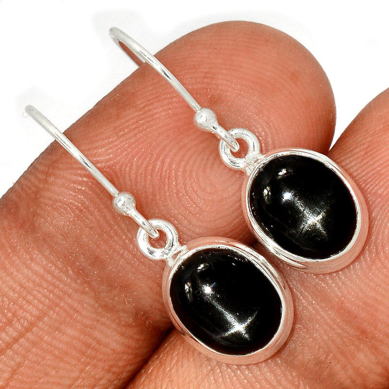 1.1" Black Star Earrings - BSTE242