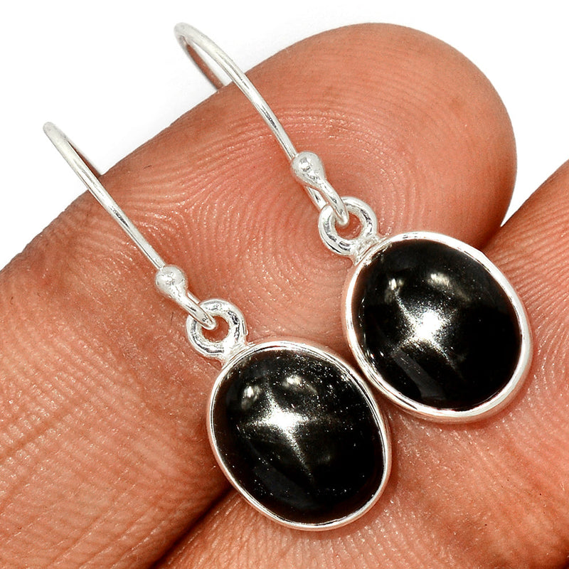 1.2" Black Star Earrings - BSTE248