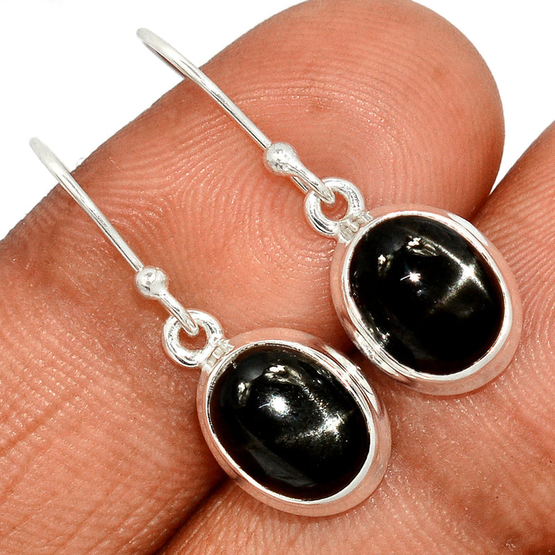 1.1" Black Star Earrings - BSTE249