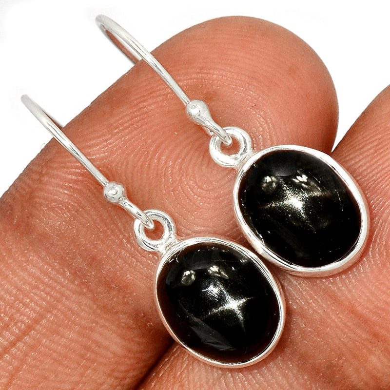 1.1" Black Star Earrings - BSTE251