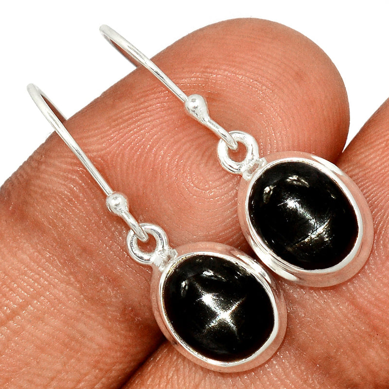 1.1" Black Star Earrings - BSTE253