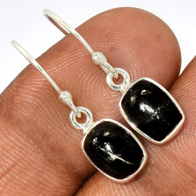 1.1" Black Star Earrings - BSTE258
