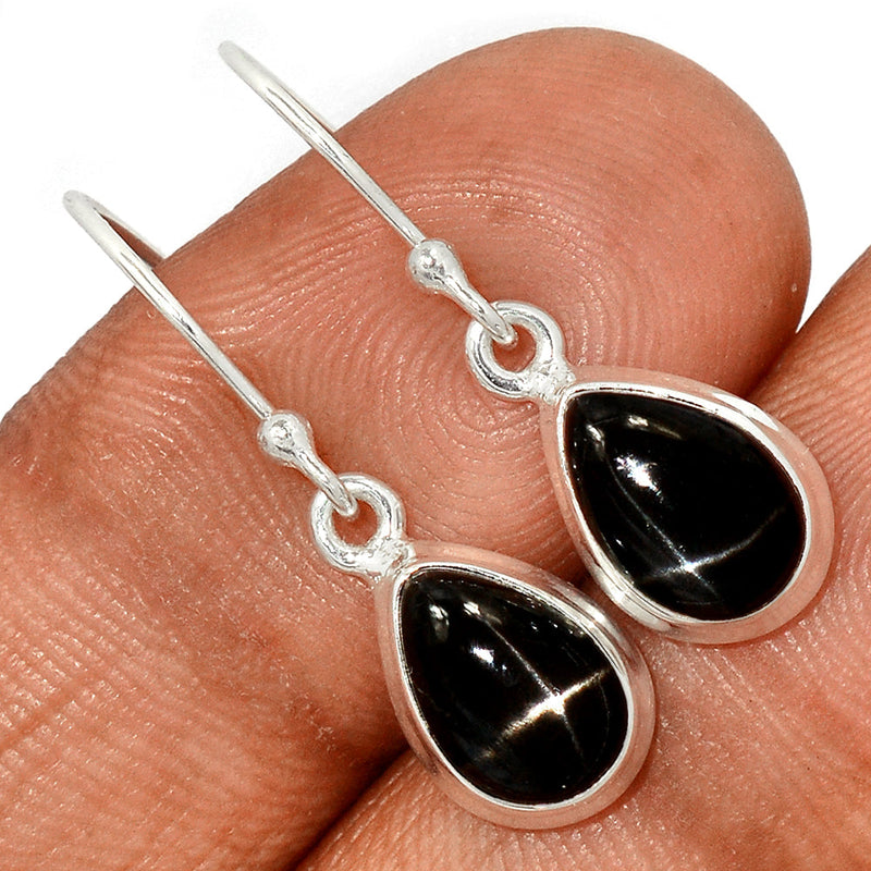 1.1" Black Star Earrings - BSTE263