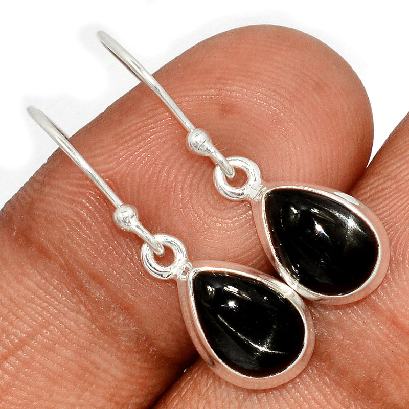 1.2" Black Star Earrings - BSTE264