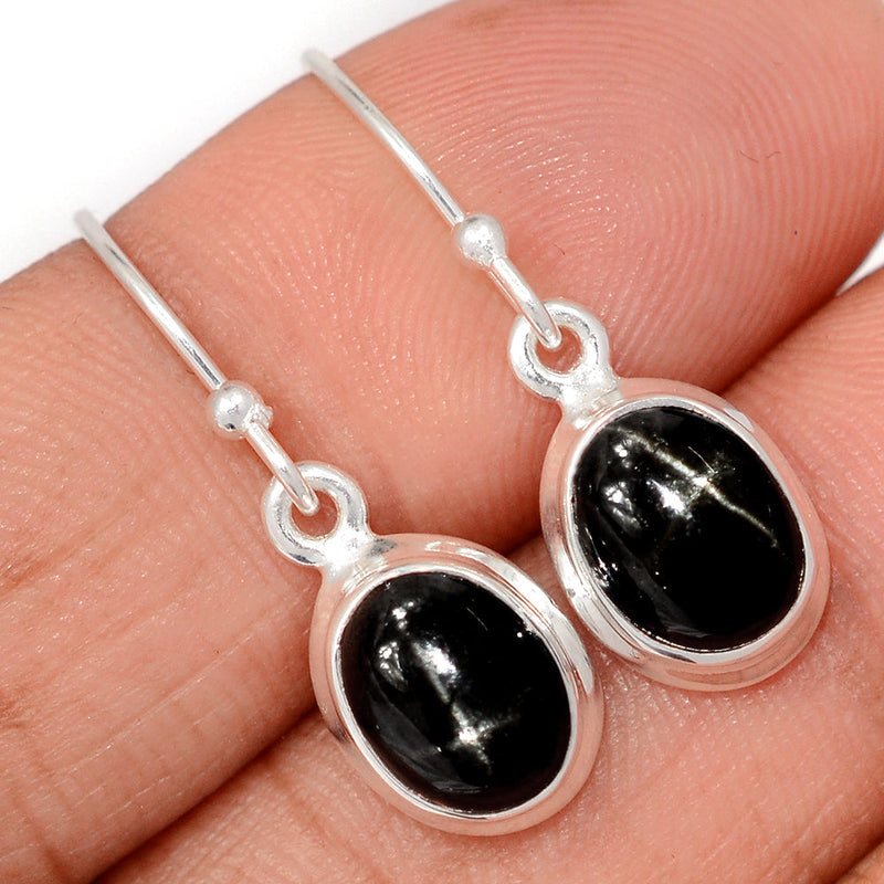 1.1" Black Star Earrings - BSTE269