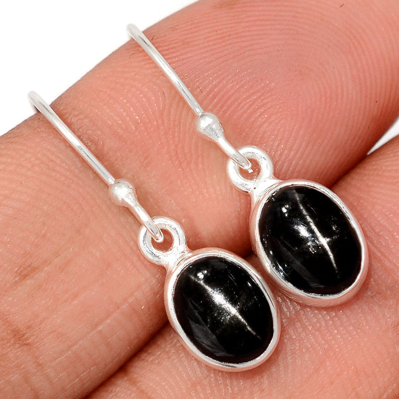 1.1" Black Star Earrings - BSTE272