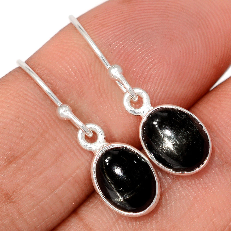 1.1" Black Star Earrings - BSTE273
