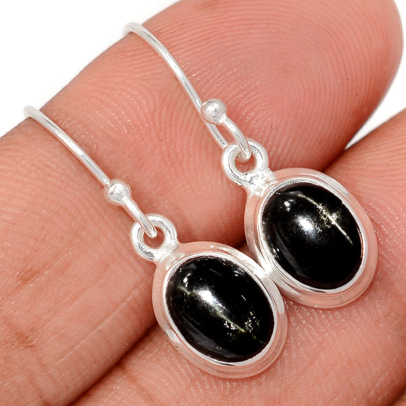 1.1" Black Star Earrings - BSTE274