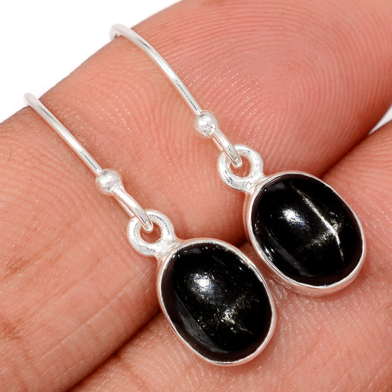 1.1" Black Star Earrings - BSTE278