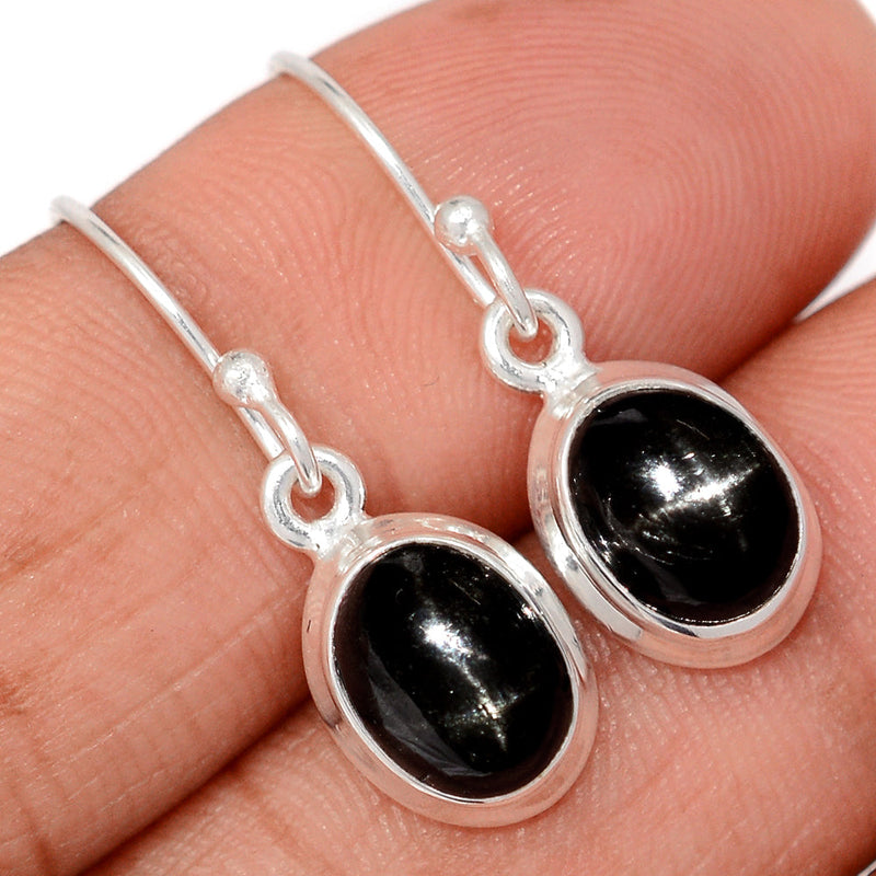 1.1" Black Star Earrings - BSTE279
