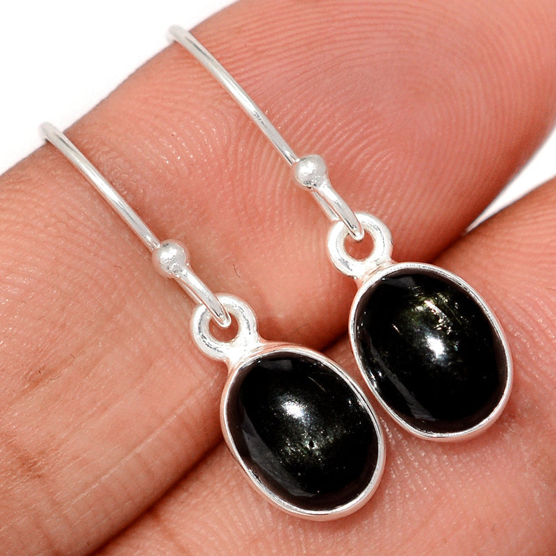 1.1" Black Star Earrings - BSTE284