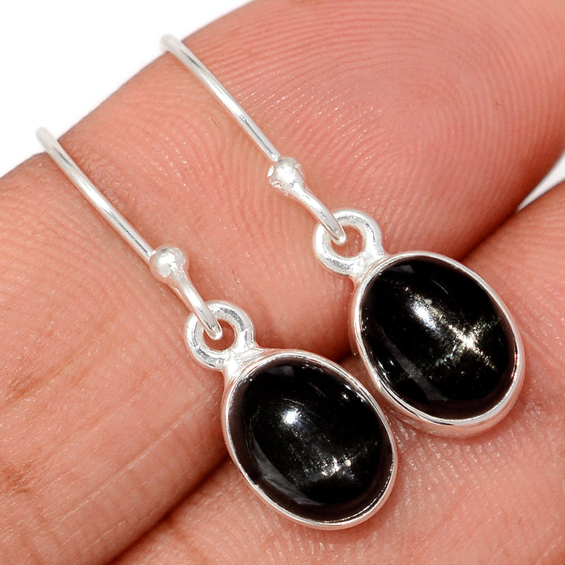 1.1" Black Star Earrings - BSTE285