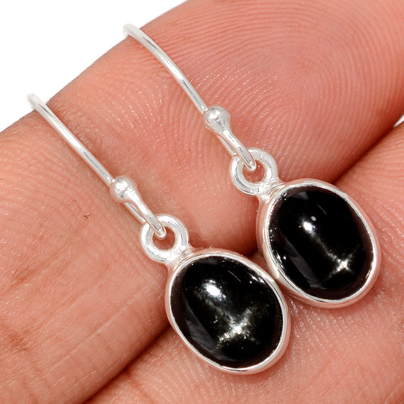 1.1" Black Star Earrings - BSTE289