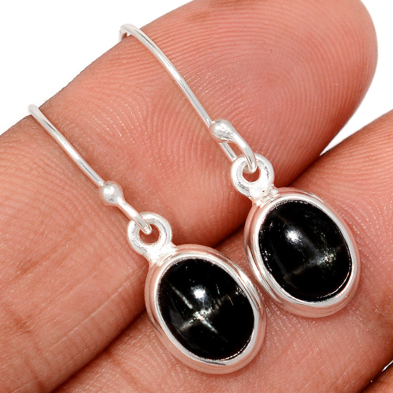 1.1" Black Star Earrings - BSTE297