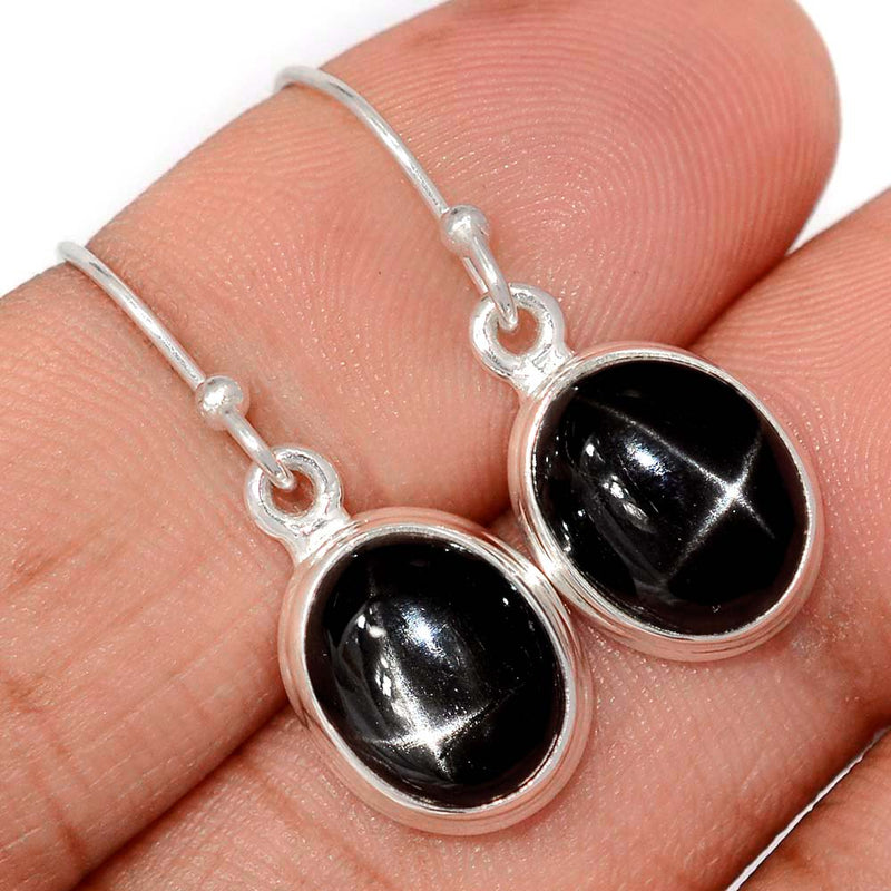 1.1" Black Star Earrings - BSTE309