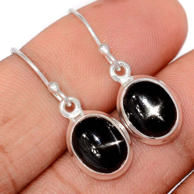 1.1" Black Star Earrings - BSTE310