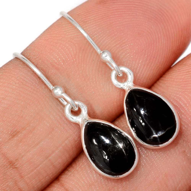 1.1" Black Star Earrings - BSTE311