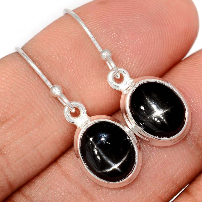 1.2" Black Star Earrings - BSTE312