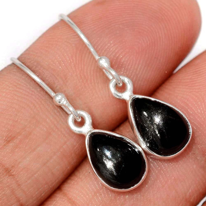 1.1" Black Star Earrings - BSTE321