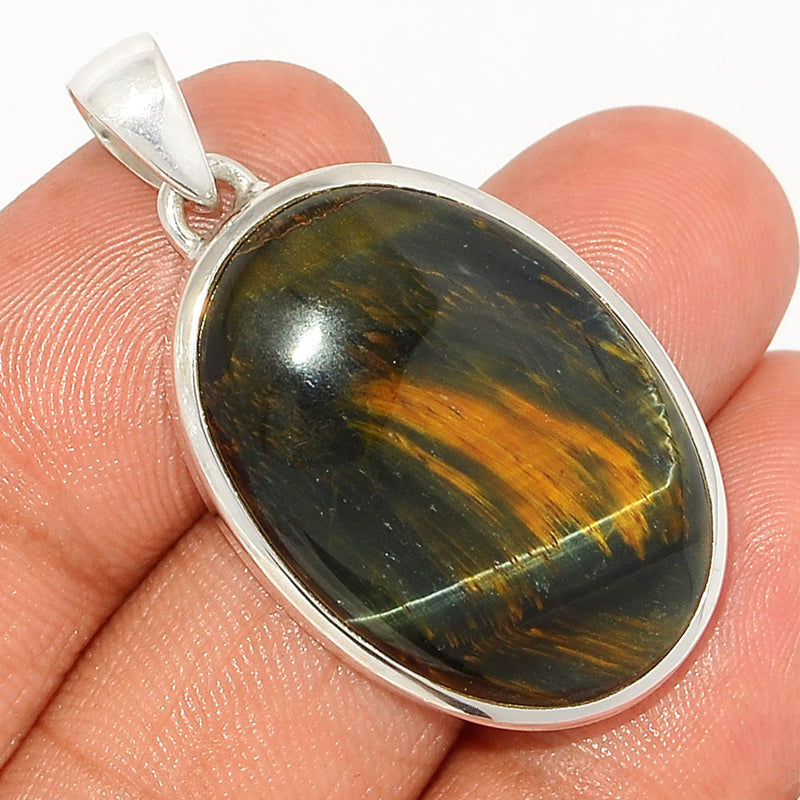 1.6" Blue Tiger Eye Pendants - BTEP954