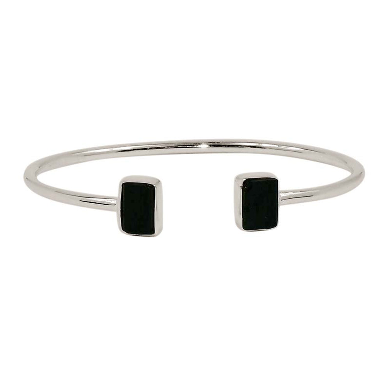 Black Tourmaline Rough Bangle / Bracelets - BTRB68