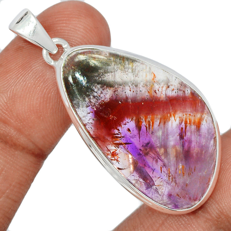 1.7" Super Seven Cacoxenite Pendants - CACP2094