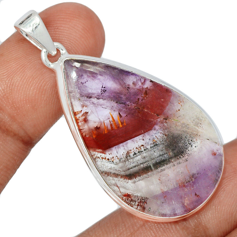 1.8" Super Seven Cacoxenite Pendants - CACP2097