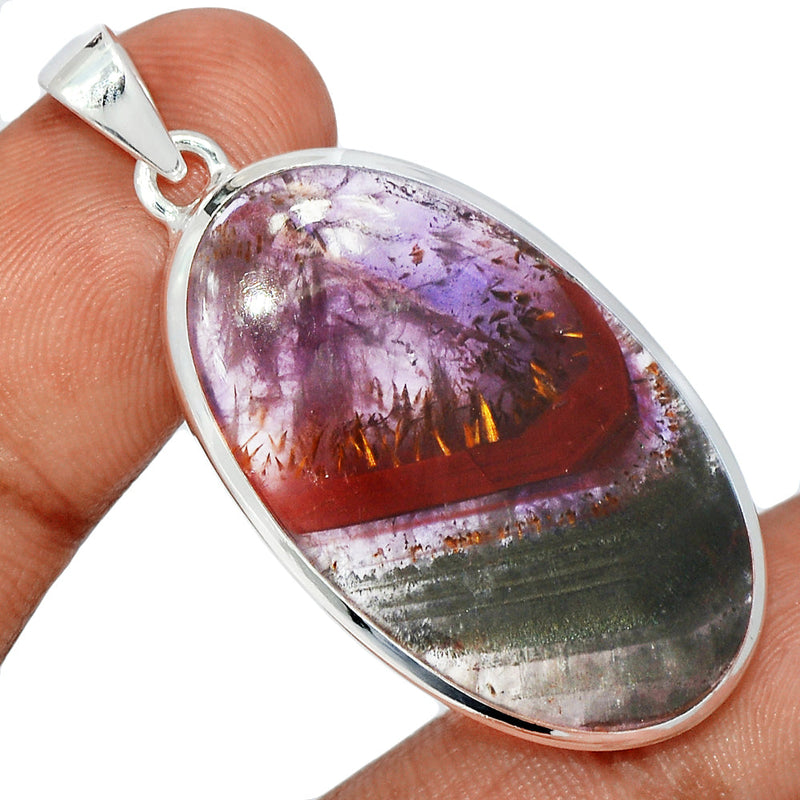1.8" Super Seven Cacoxenite Pendants - CACP2117