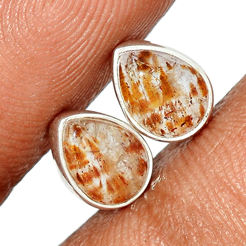 Super Seven Cacoxenite Studs - CACS8