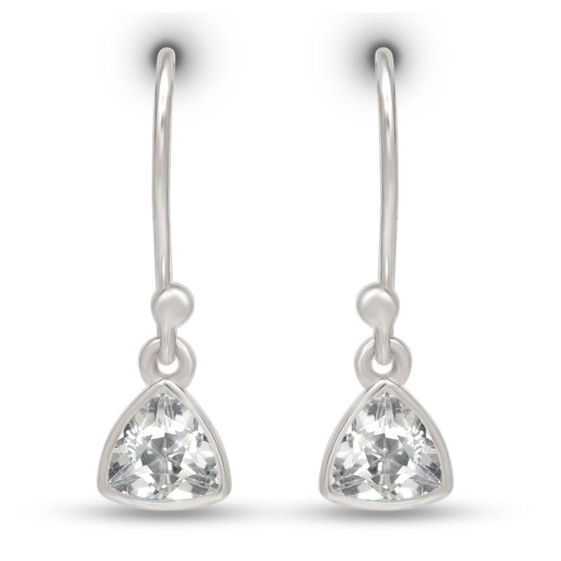 5*5 MM Trillion - Petalite Faceted Earrings - CB-E918PTF Catalogue