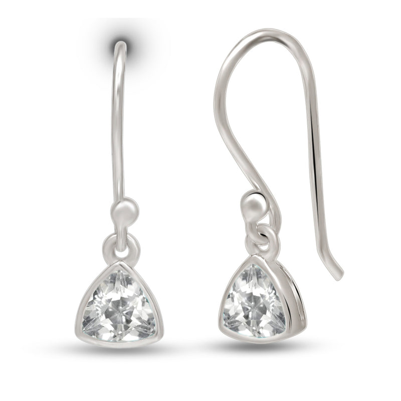 5*5 MM Trillion - Petalite Faceted Earrings - CB-E918PTF Catalogue