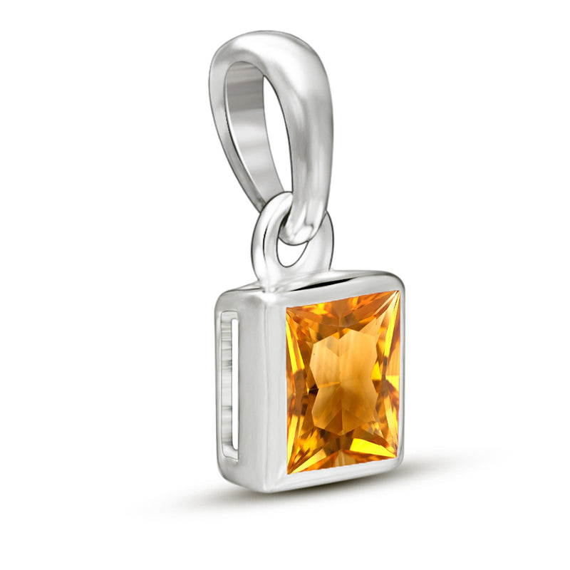 5*5 MM Square - Citrine Pendants - CB-P707C Catalogue