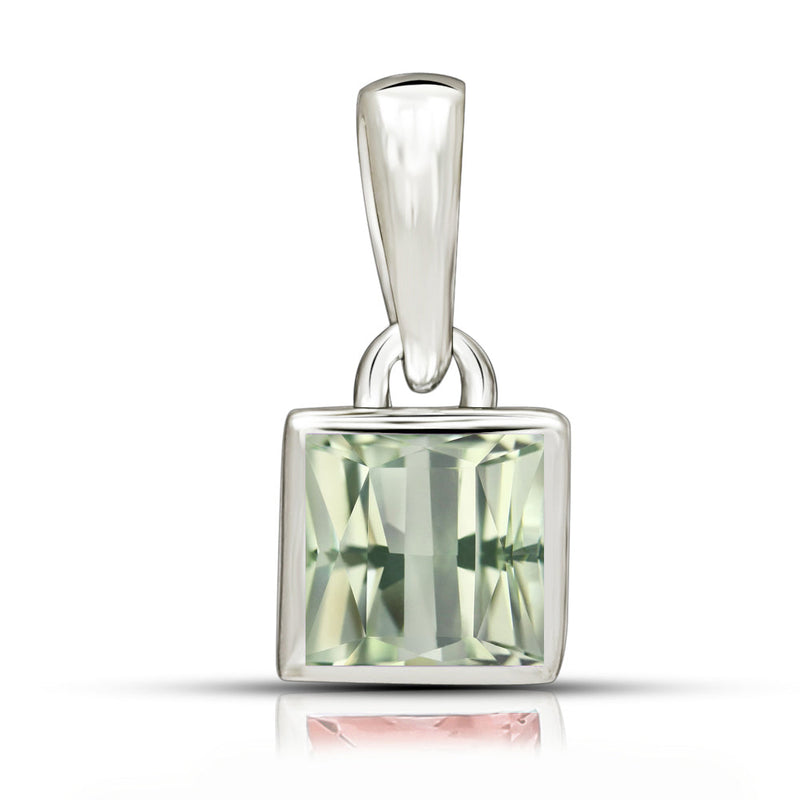 5*5 MM Square - Mint Green Kyanite Faceted Pendants - CB-P707GK Catalogue