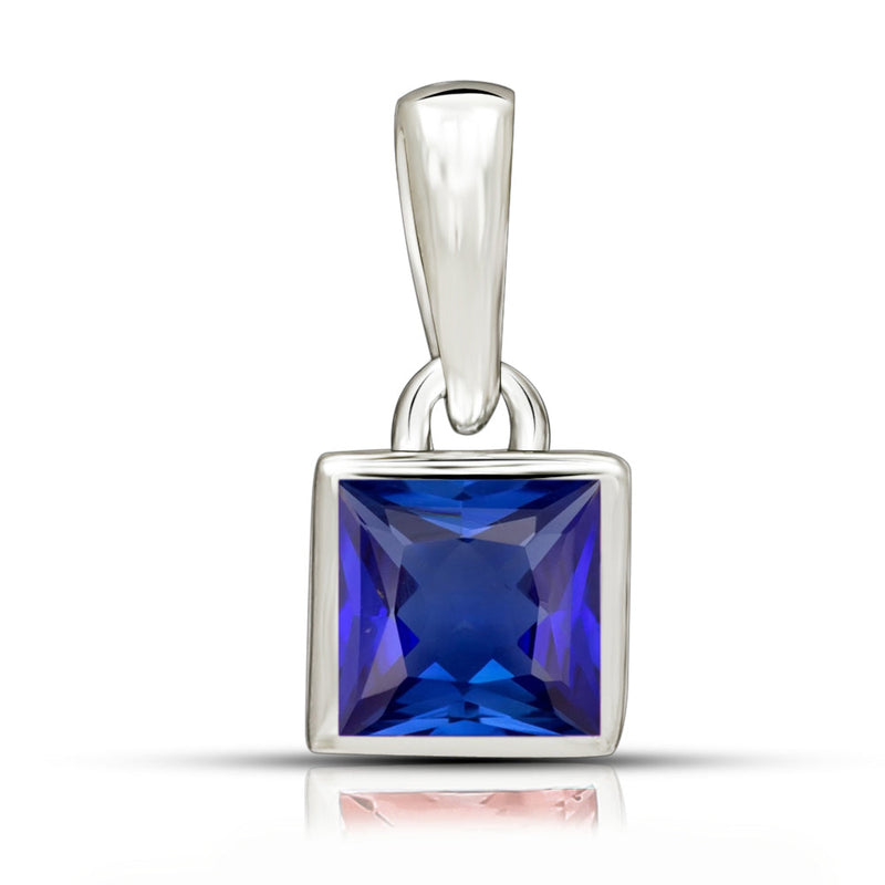5*5 MM Square - Kyanite Faceted Pendants - CB-P707K Catalogue