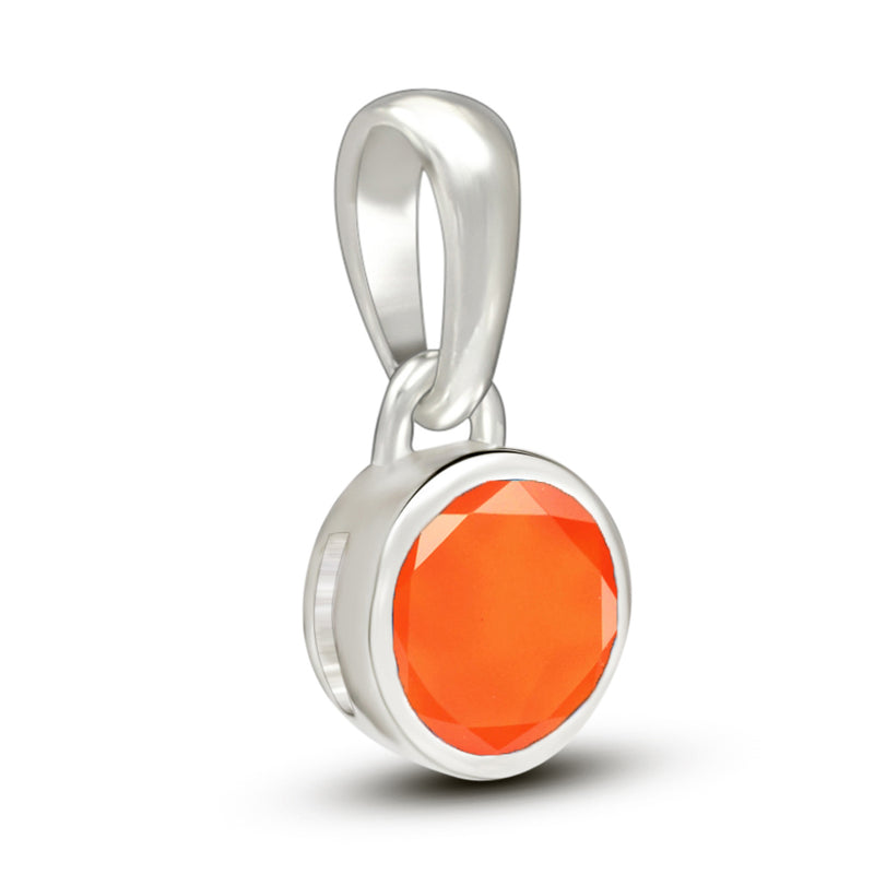 5*5 MM Round - Carnelian Faceted Pendants - CB-P708CRF Catalogue