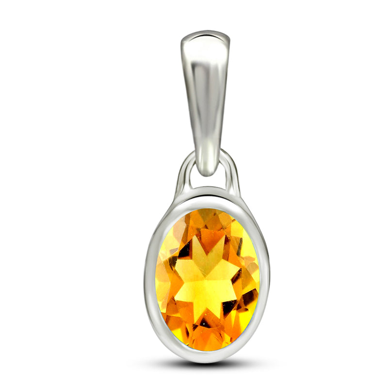 7*5 MM Oval - Citrine Pendants - CB-P709C Catalogue