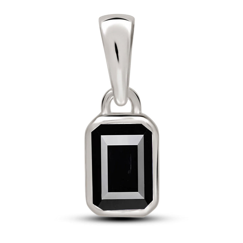 6*4 MM Octo - Black Spinel Faceted Pendants - CB-P716BS Catalogue