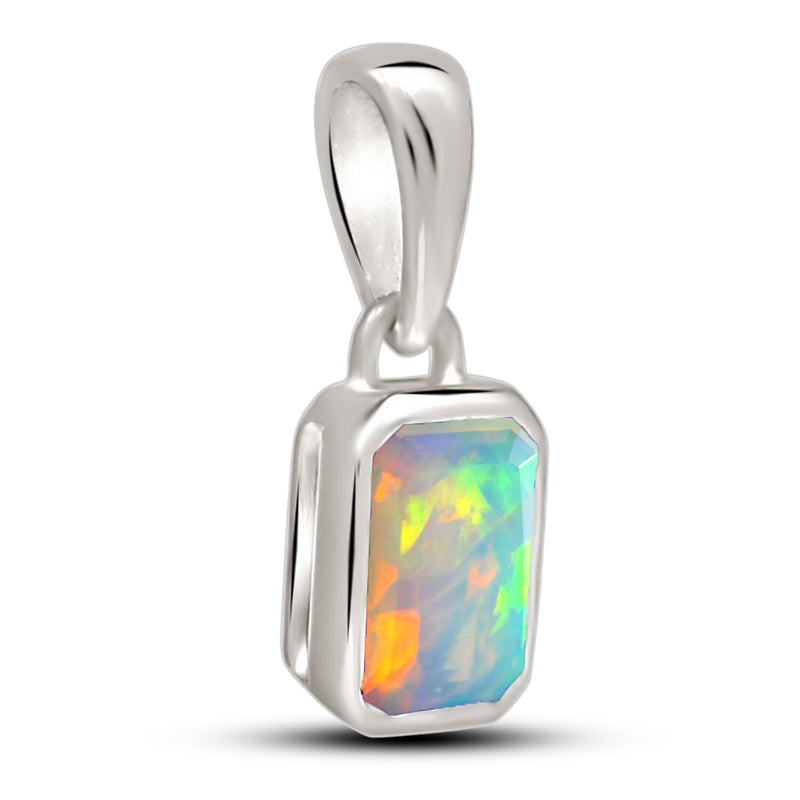 6*4 MM Octo - Ethiopian Opal Faceted Pendants - CB-P716EO Catalogue