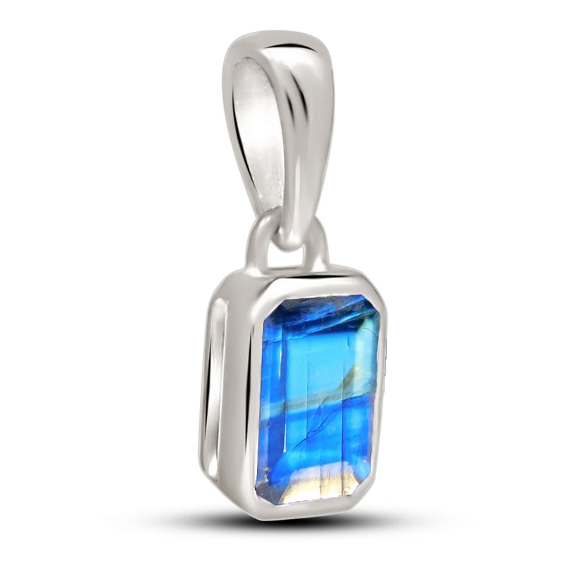 6*4 MM Octo - Rainbow Moonstone Faceted Pendants - CB-P716RM Catalogue