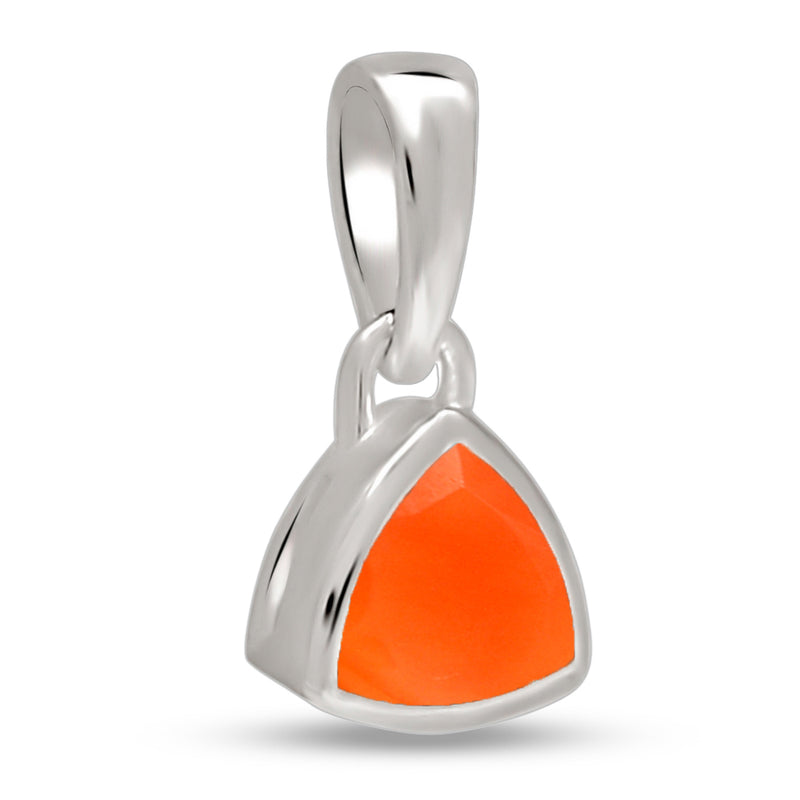 5*5 MM Trillion - Carnelian Faceted Pendants - CB-P717CRF Catalogue